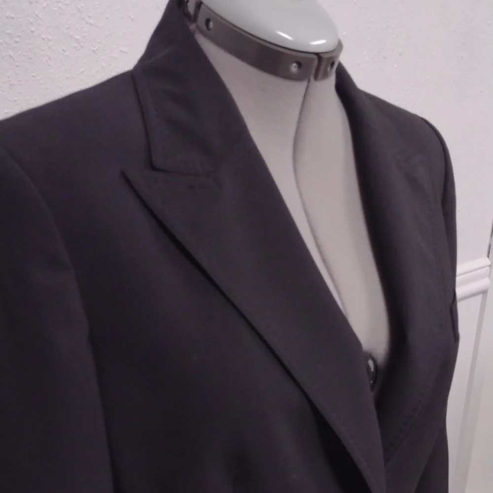 Anne Klein Black Women's Suit Jacket - Picture 3 of 16